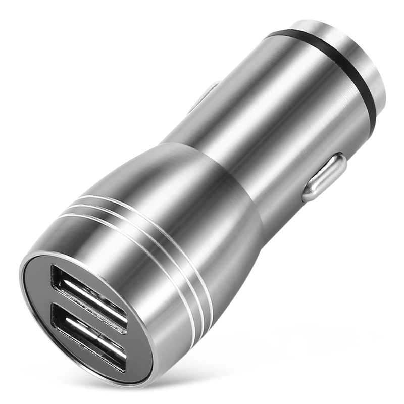 3.1A Dual USB metal in-car charger