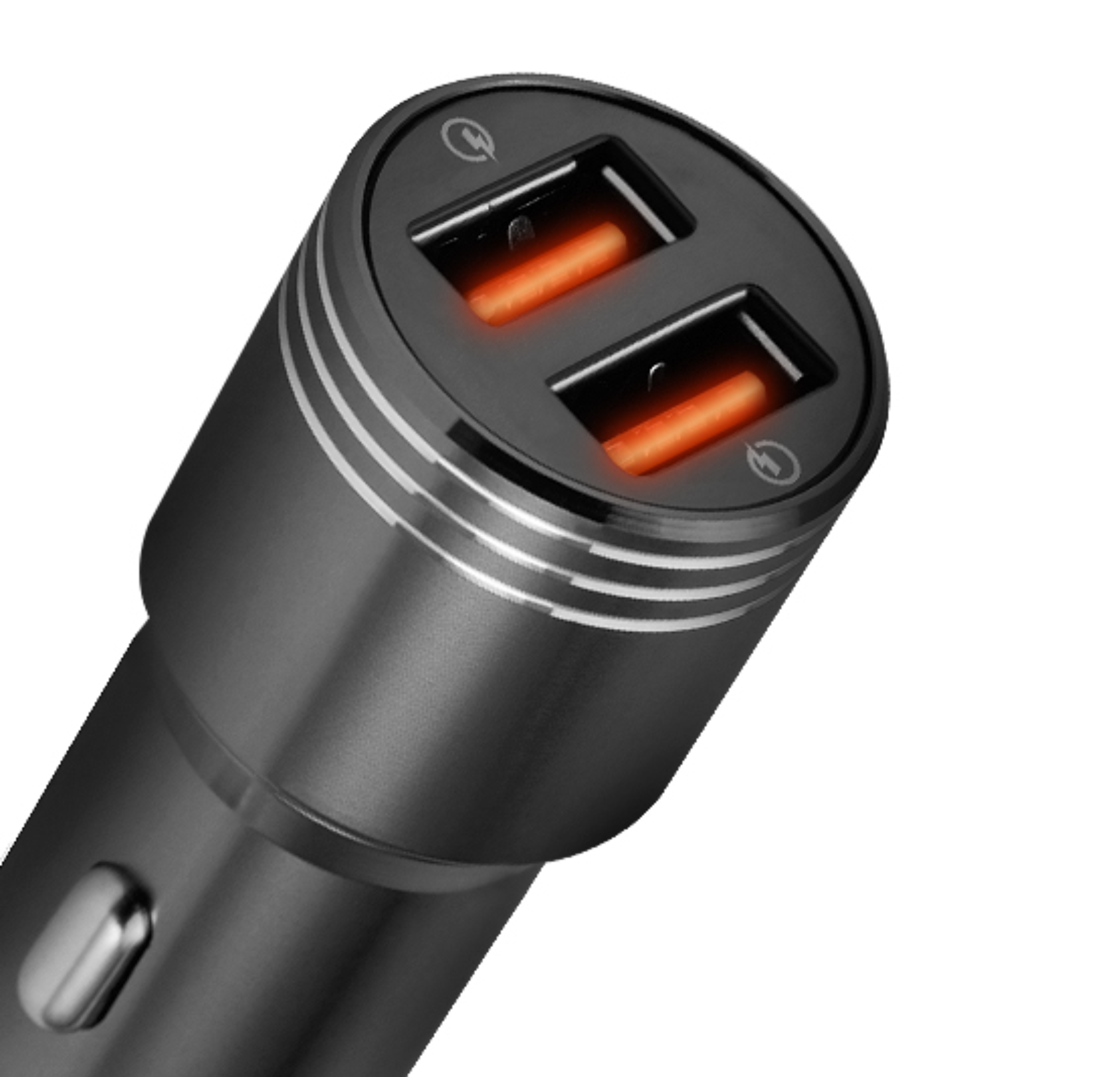 48W Dual USB QC2.0 metal in-car charger